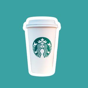 Starbucks Vinyl Sticker,3 inches big 3/10% off
